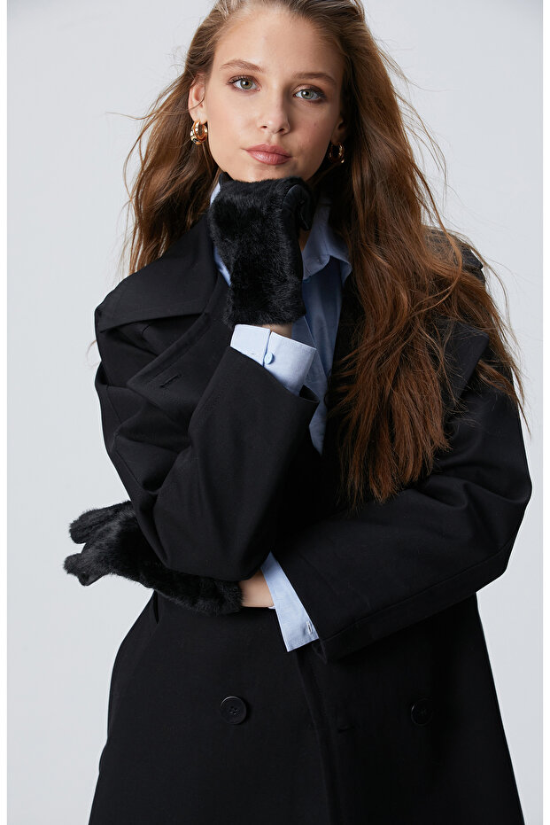 Siyah Kadın Eldiven - 3