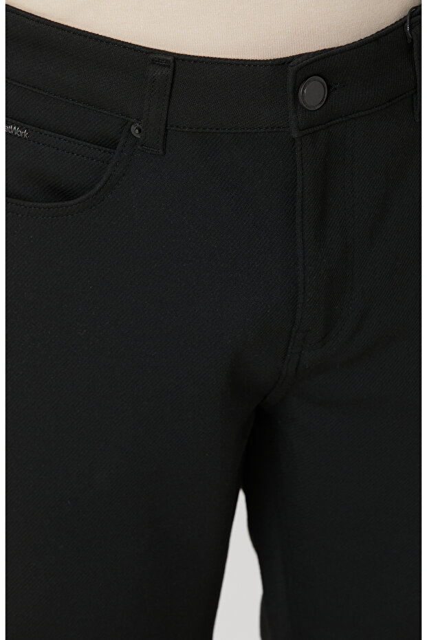 Siyah Casual Pantolon - 4