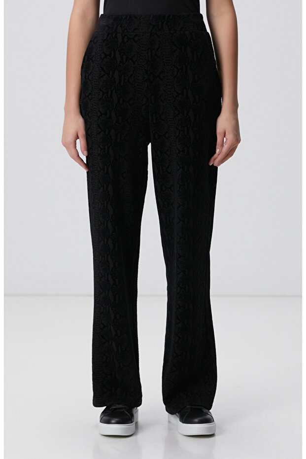 Siyah Baskılı Eşofman - 2