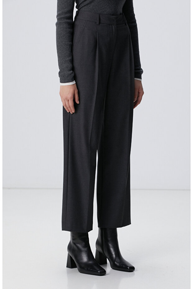 Koyu Gri Pantolon - 3