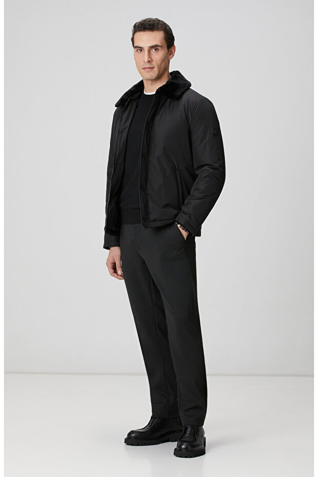 Siyah Basic Triko Kazak - 3