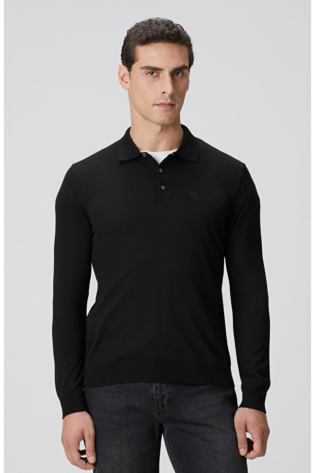 Siyah Triko Kazak - 1