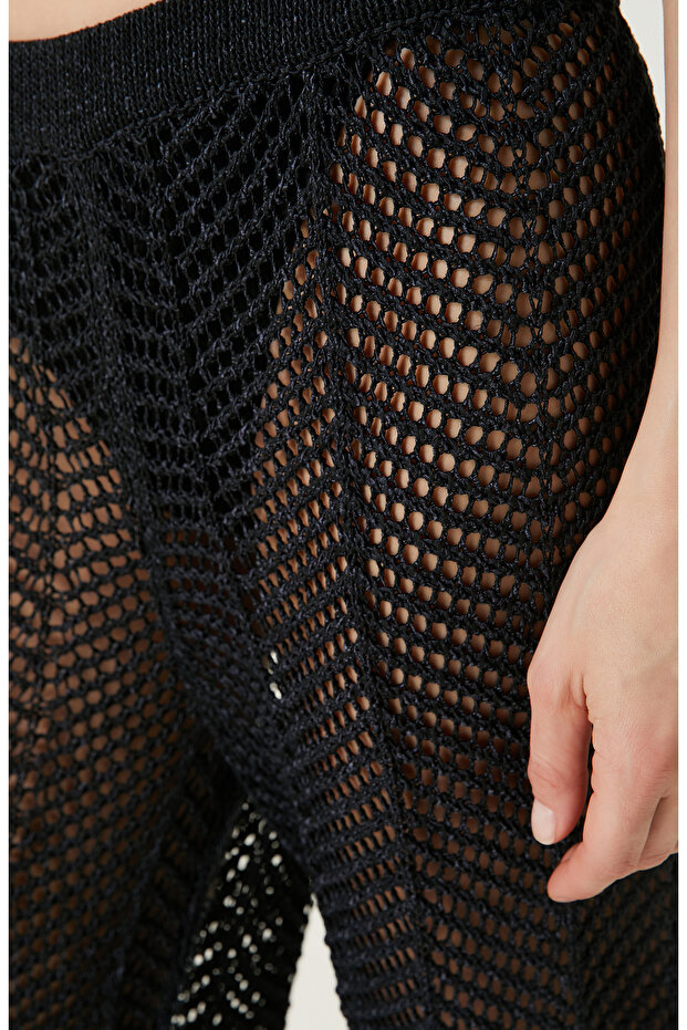 Siyah Plaj Pantolonu - 4