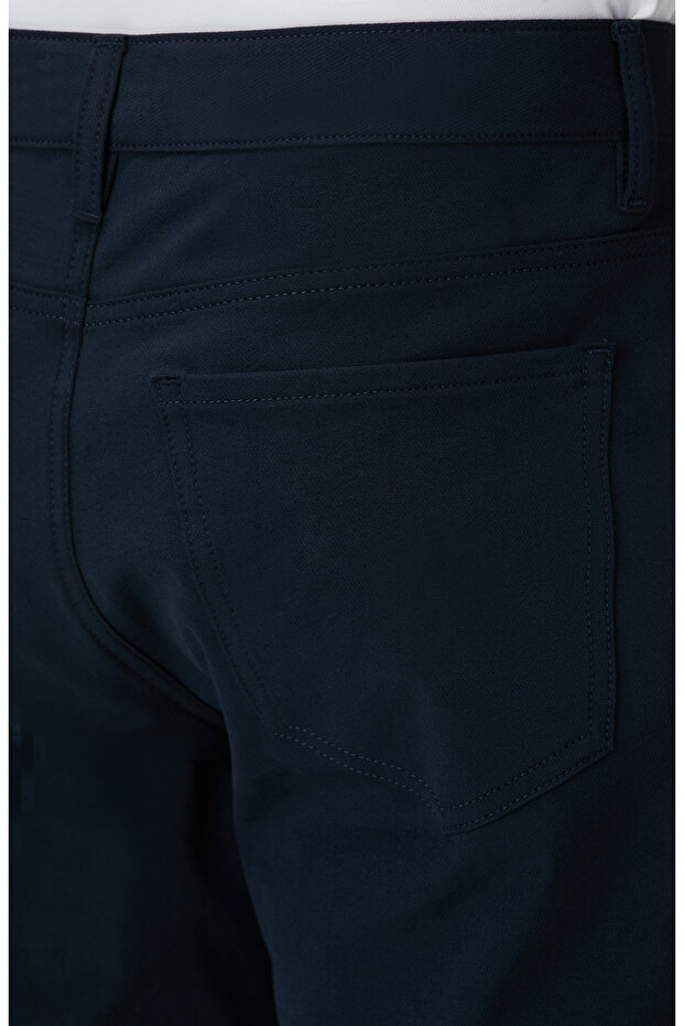 Lacivert Casual Pantolon - 5