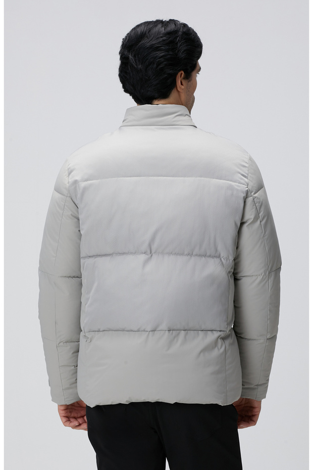 Taş N-Tech Dik Yaka Puffer Mont - 5