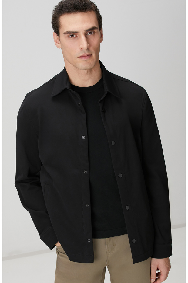 N-Tech Siyah Dış Gömlek - 2