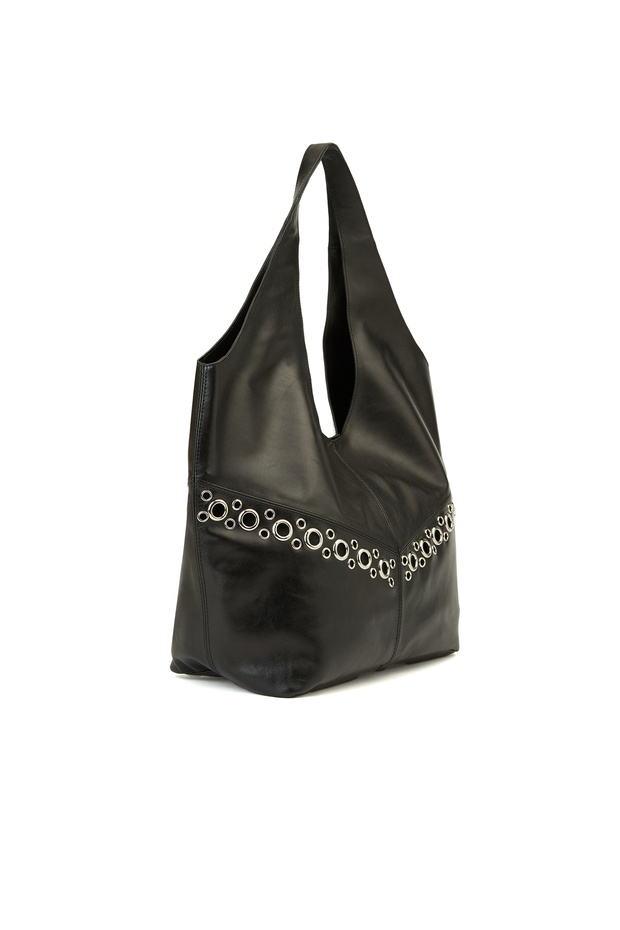 Siyah Kadın Deri Çanta - 2