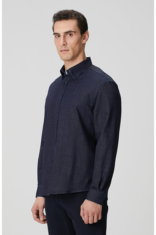 Lacivert Gömlek - 3