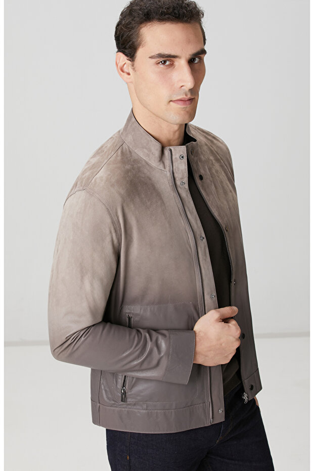 Vizon Çift Taraflı Deri Mont - 2