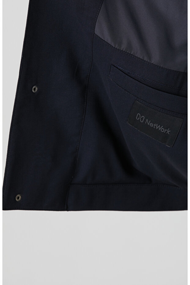 Lacivert Bomber Ceket - 8