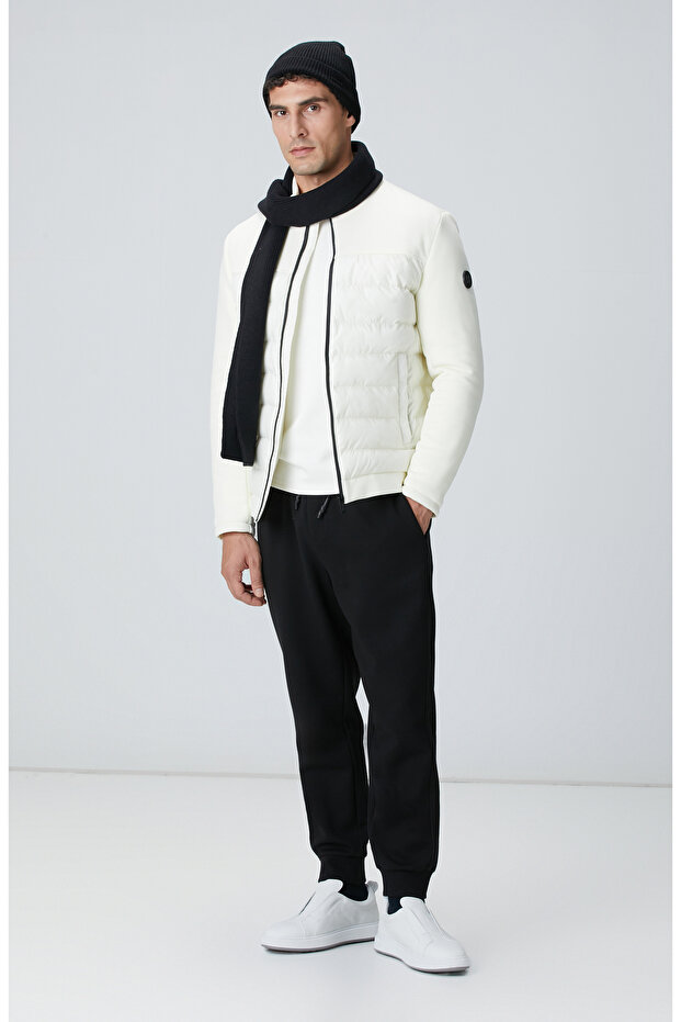 Ekru Kapitone Mont - 3