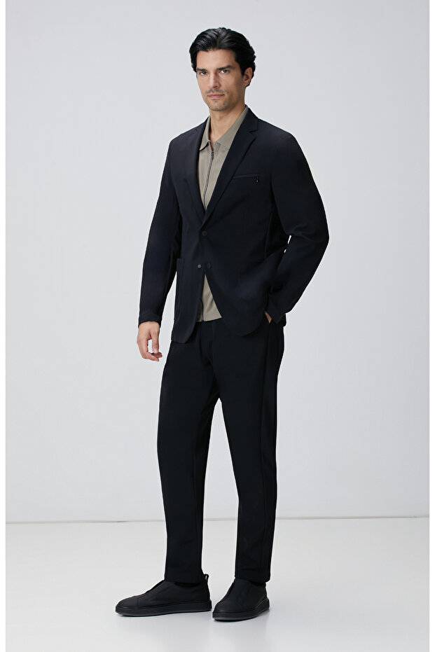 Haki N-Tech Fermuarlı Örme Gömlek - 3