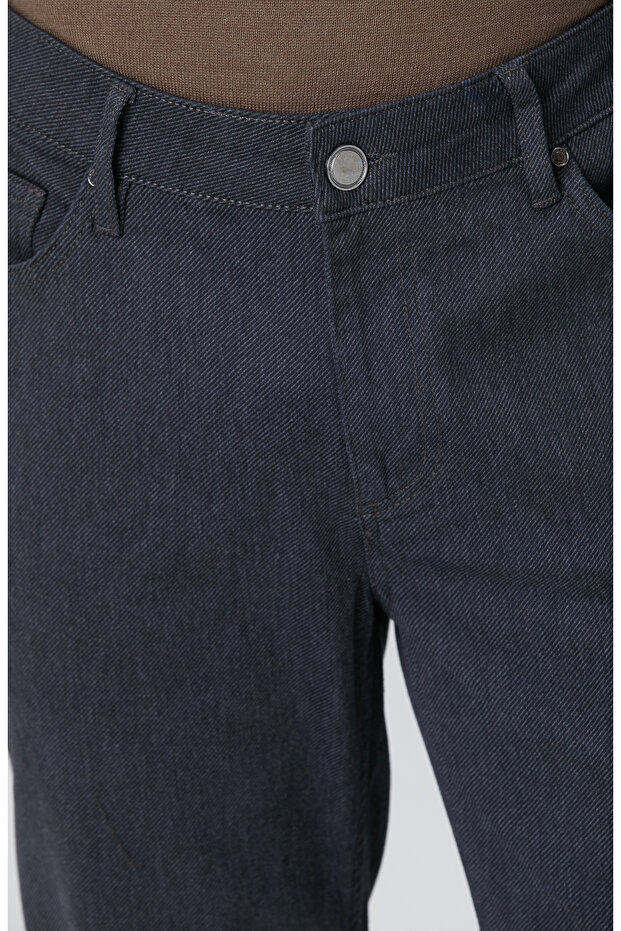 Antrasit Casual Pantolon - 4