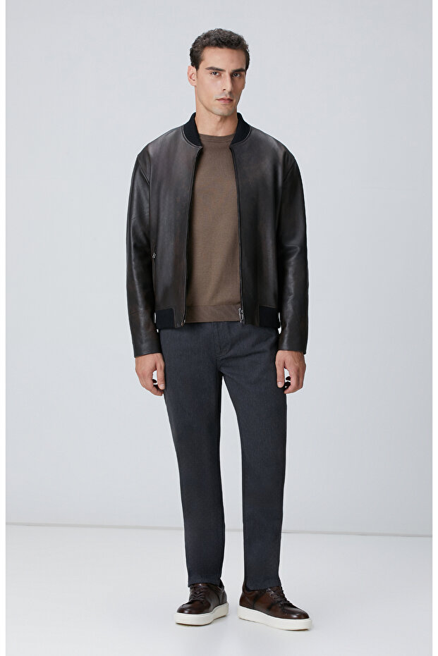 Antrasit Casual Pantolon - 1