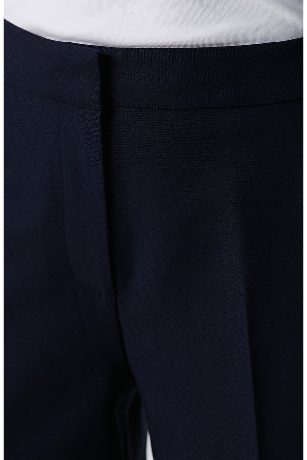 Lacivert Basic Skinny Pantolon - 5