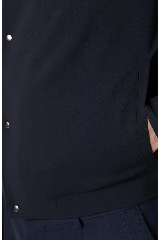 Lacivert Bomber Ceket - 7