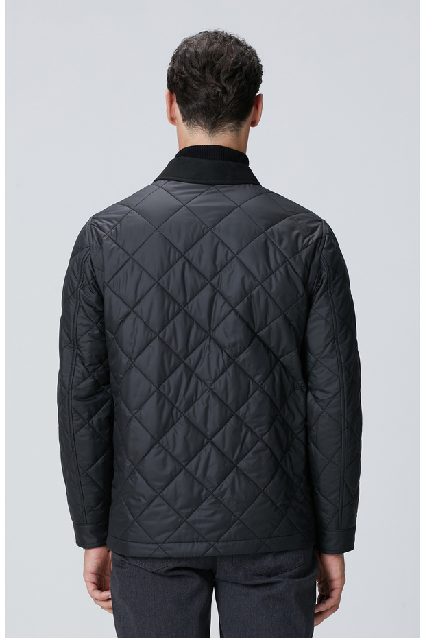 Siyah Coat Ceket - 5