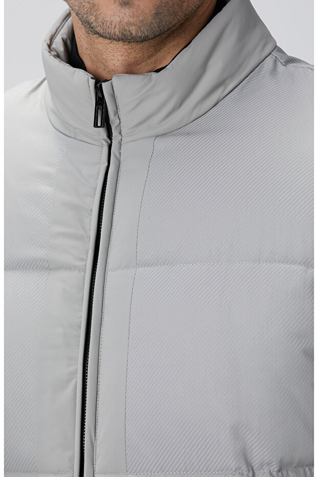 Taş N-Tech Dik Yaka Puffer Mont - 6