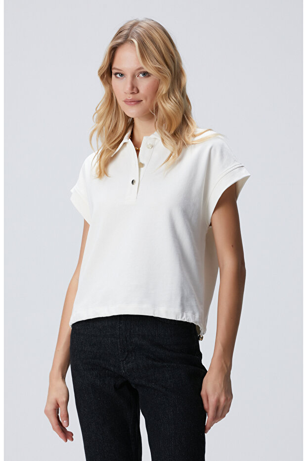 Kırıkbeyaz Sweatshirt - 4