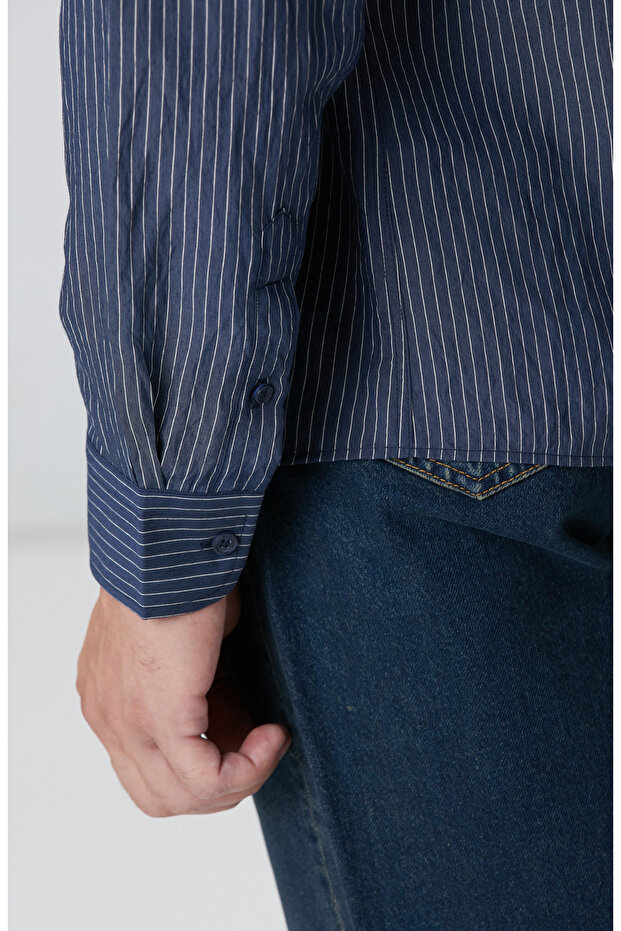 Lacivert Gömlek - 7