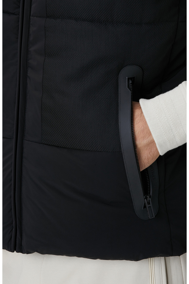 N-Tech Siyah Casual Yelek - 7