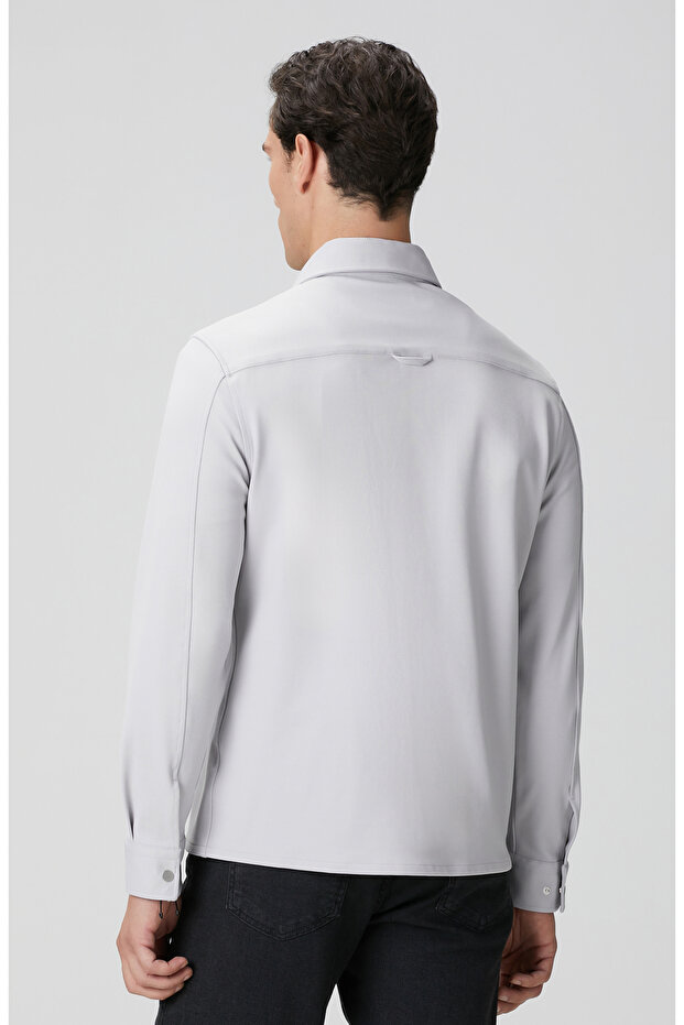 Gri Dış Gömlek - 5