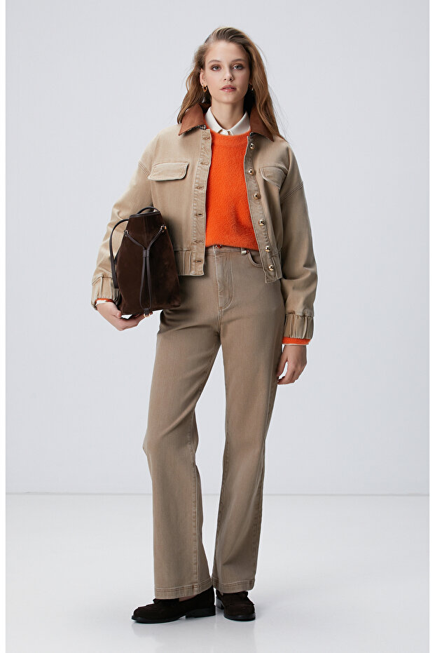 Kırık Beyaz Dış Gömlek - 4