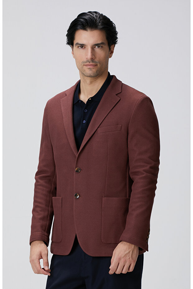 Tarçın Örme Ceket - 5