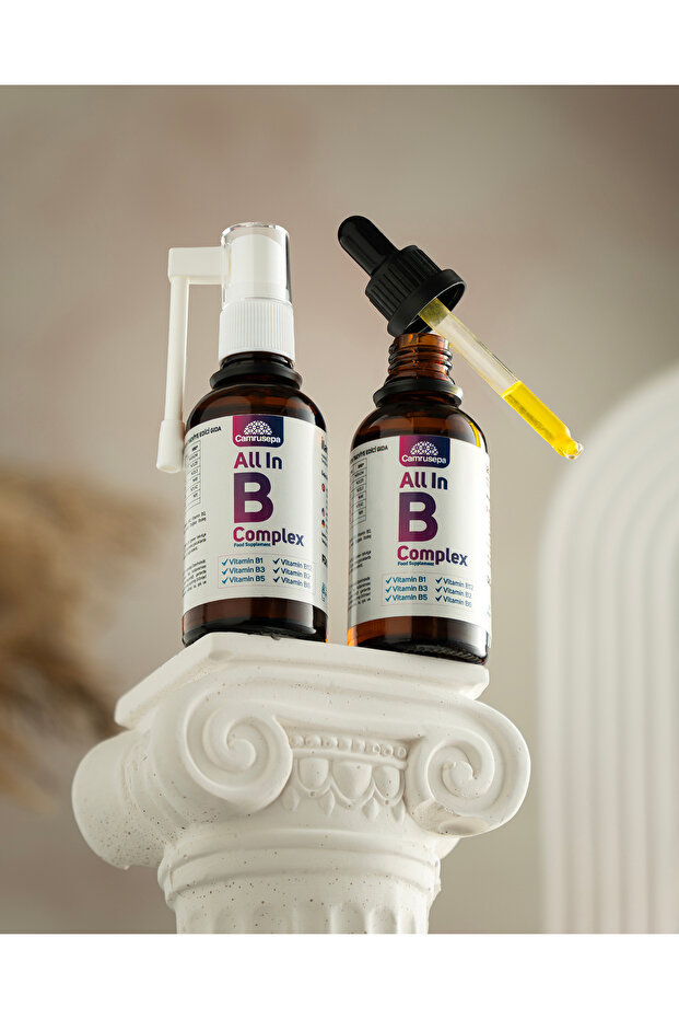 All In B Complex Sprey Ve Damla (B1, B3, B5, B12, B2, B6) 375 Puf - 4