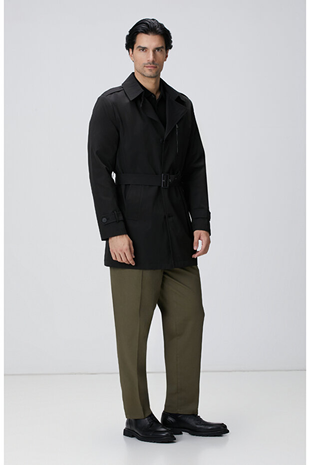 Siyah Kuşaklı Pardösü - 3