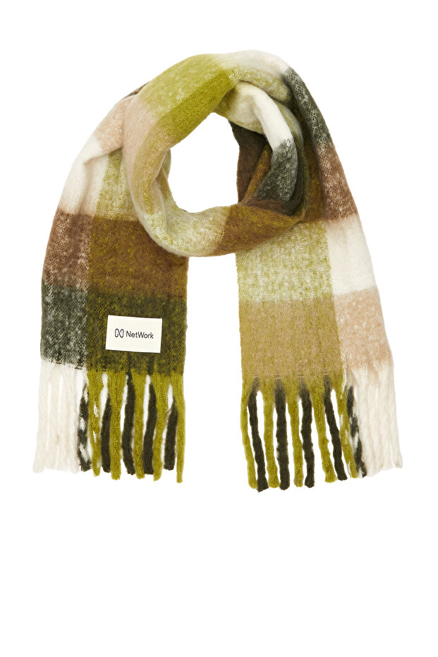 Yeşil Kadın Atkı - 2