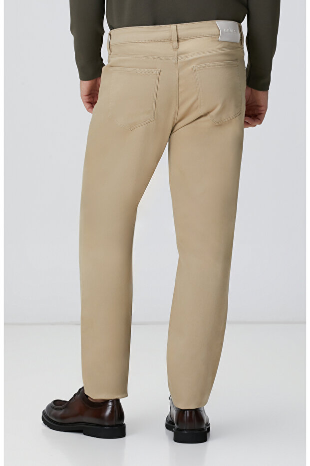 Bej Casual Pantolon - 3