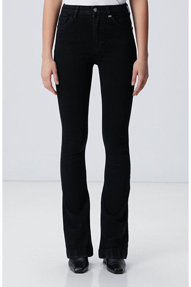 Siyah Denim Pantolon - 2