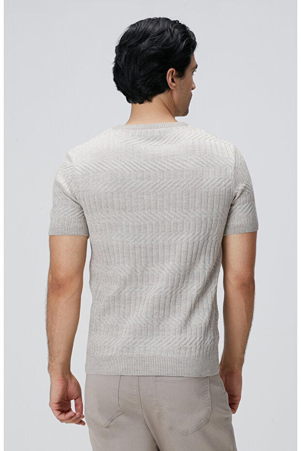 Bej Yün Karışımlı Kazak - 5