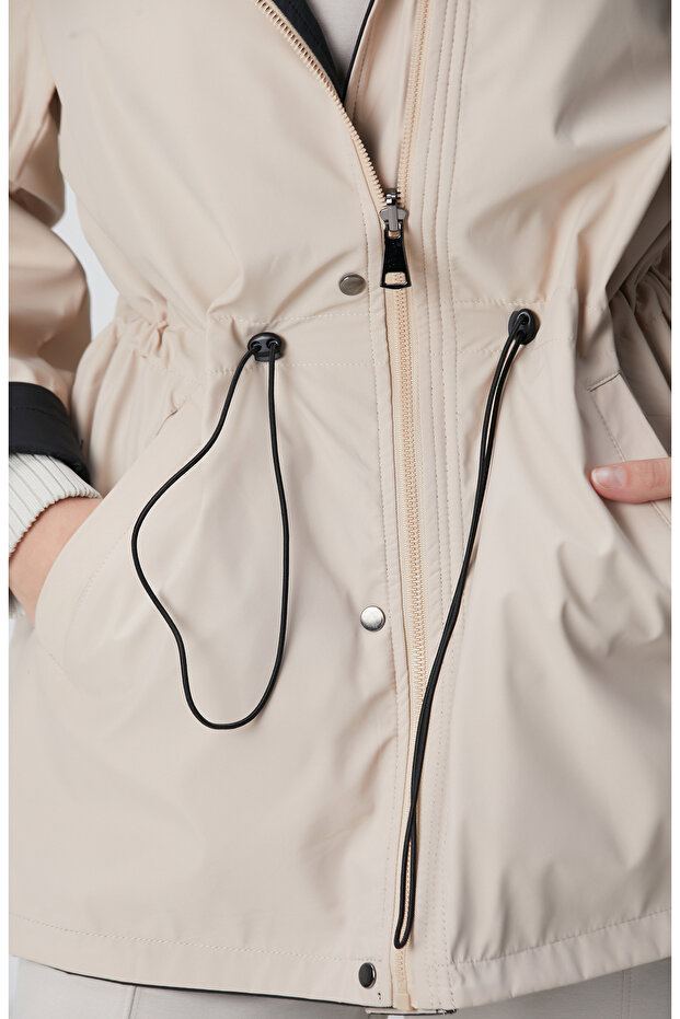 Siyah Çift Taraflı Mont - 7