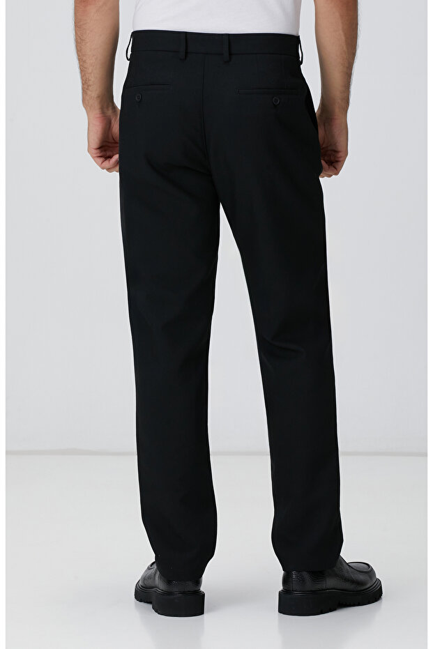 Siyah Casual Pantolon - 3