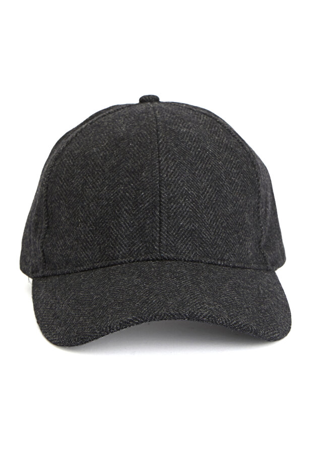 Yün Karışımlı Erkek Şapka - 3