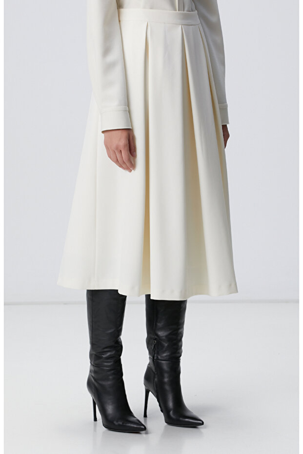 Kırık Beyaz Etek - 2