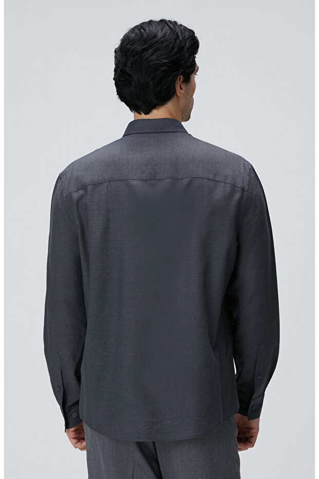 Antrasit Erkek Gömlek - 6