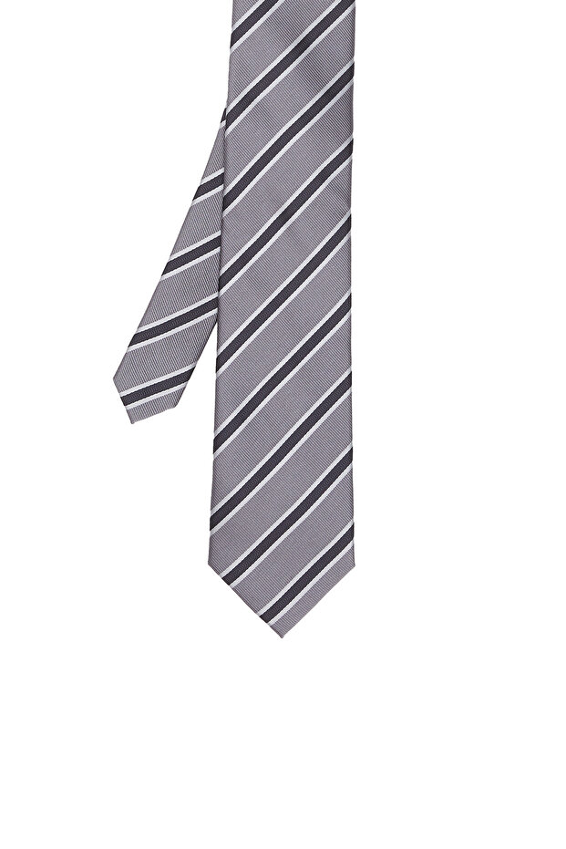 Gri Çizgili Kravat - 1