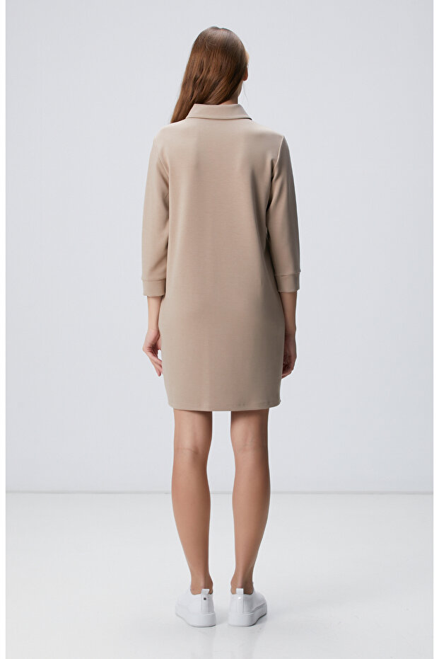 Vizon Polo Örme Elbise - 5