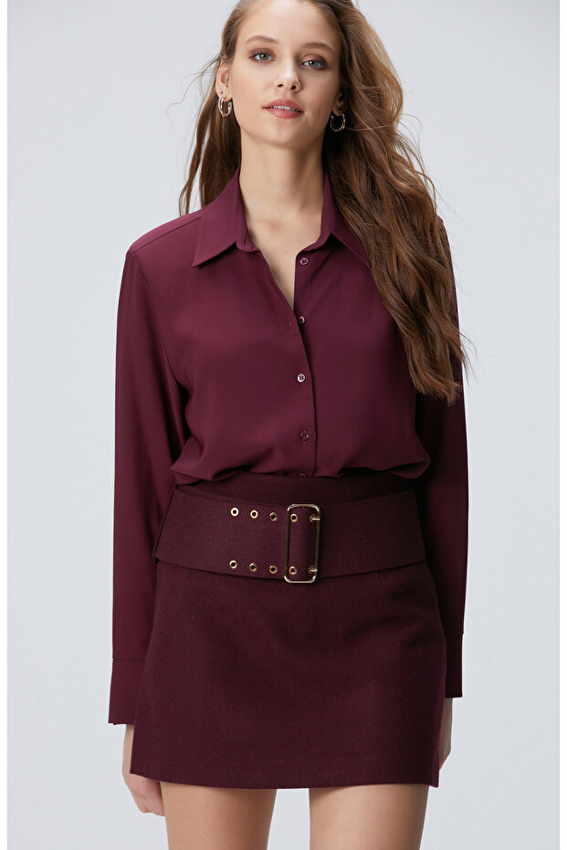 Vişne Vatkalı Gömlek - 4