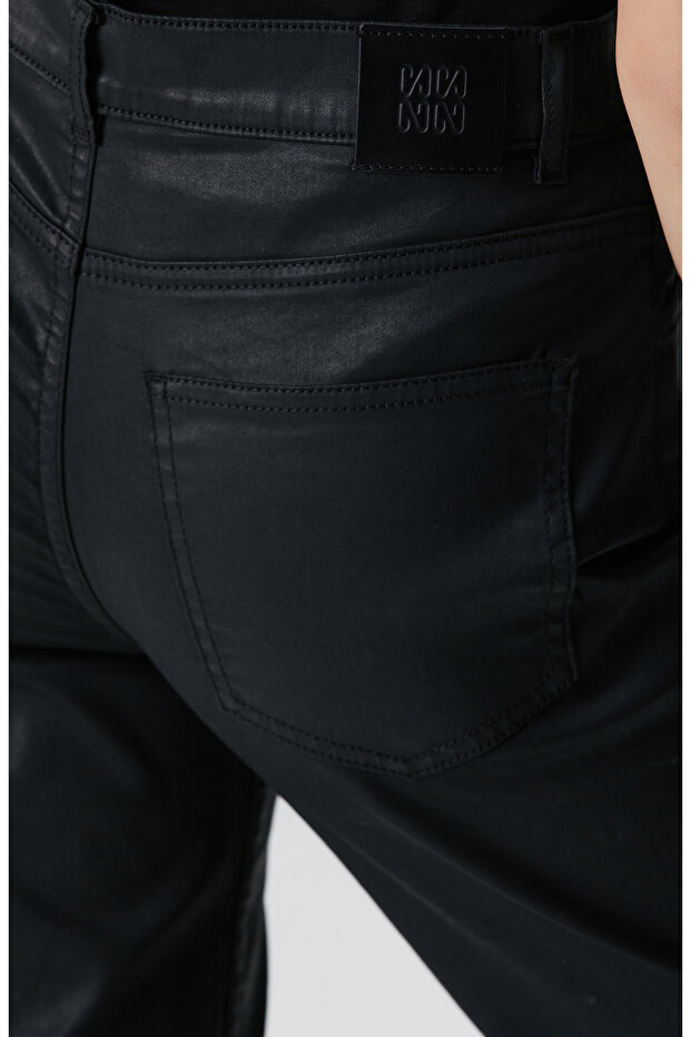 Siyah Denim Pantolon - 6