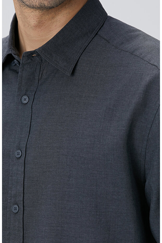Antrasit Erkek Gömlek - 7