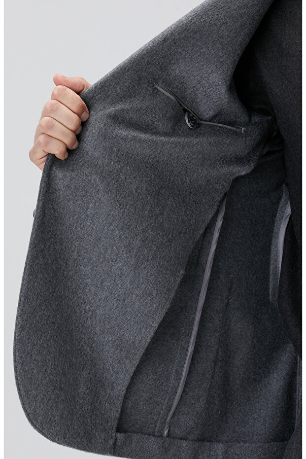 Limited Antrasit Kaşmir Ceket - 8