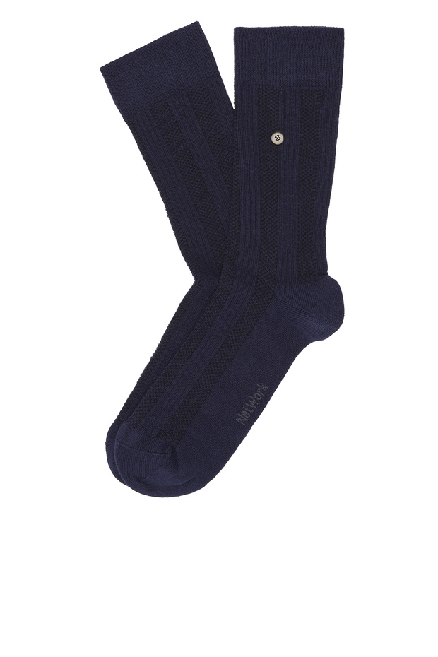 Lacivert Erkek Soket Çorap - 1