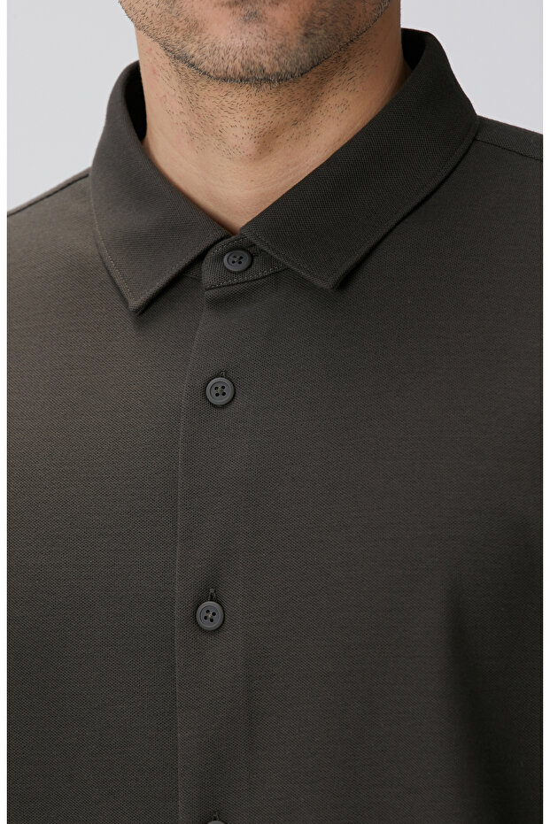 N-Tech Haki Gömlek - 6