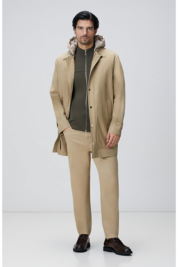 Bej Casual Pantolon - 1
