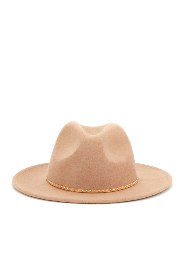 Camel Kadın Yün Şapka - 3