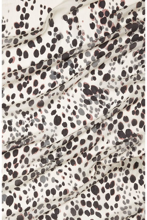 Bej Kadın İpek Fular - 3